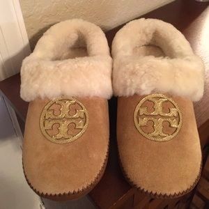 Tory Burch - Royal Tan - Coley Slippers - Size 8